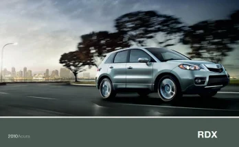 2010 Acura RDX Brochure