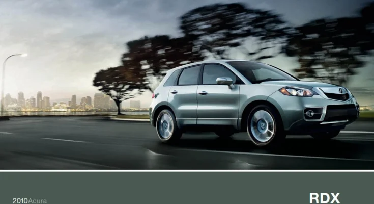2010 Acura RDX Brochure